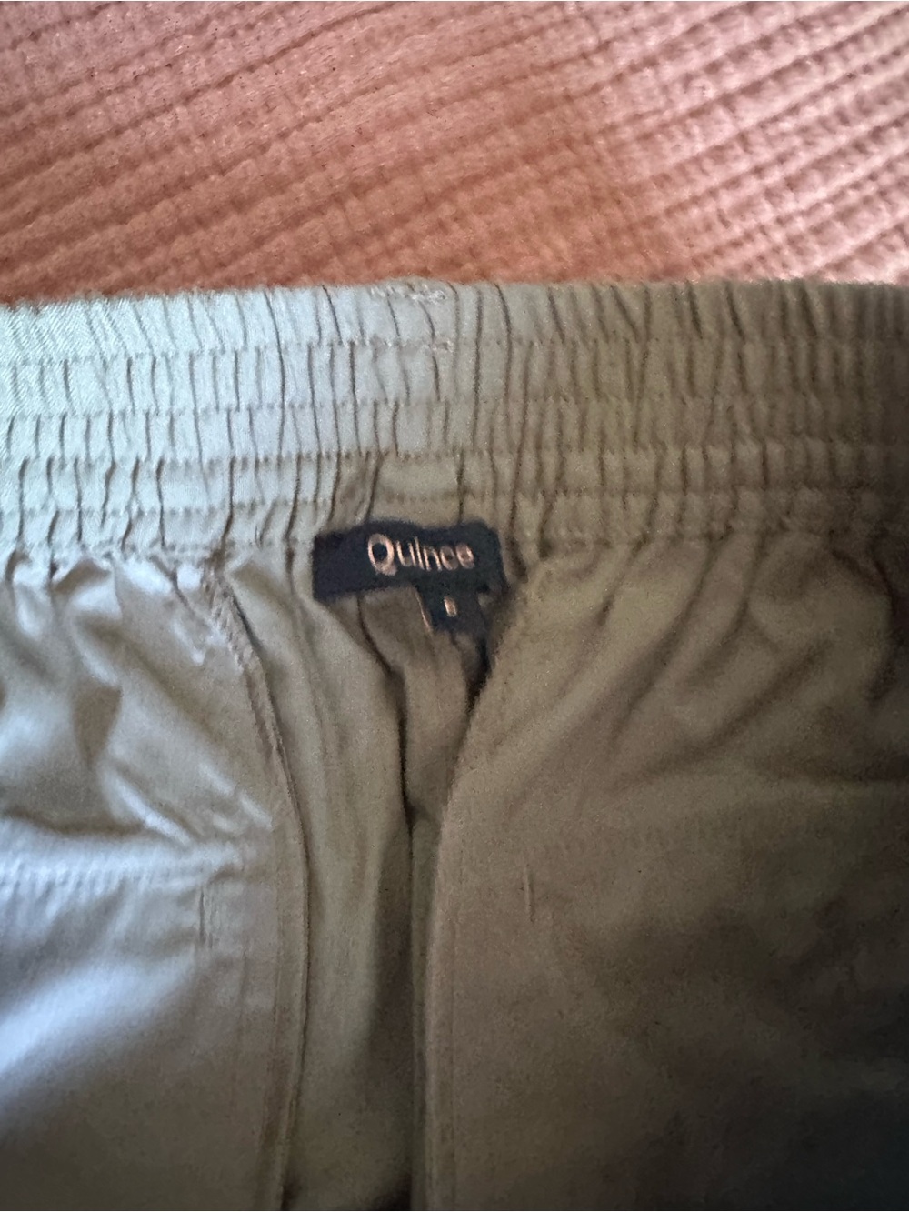 Quince Women's Italian wool dress pants in tan - Picture 2 of 3
